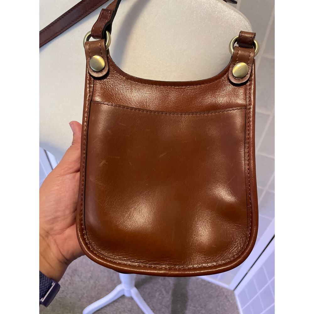 Patricia Nash Leather Crossbody Bag Cognac Brown Boho Equestrian Western Classic - Picture 2 of 7